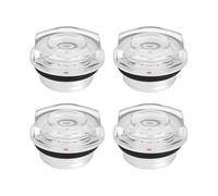 eMagTech Lot de 4 verres de vue de niveau d'huile M20 x 1,5 pour réservoirs d'huile, boîtes de vitesses, pompes, compresseurs