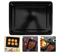 Émail Noir Plaque de Cuisson Rectangulaire pour Four, Noël | Surface Lisse, Supporte les Fortes Températures, Cuisson en Série de Biscuits et Tartes, Maison ou Traiteur