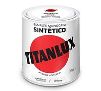 Émail synthétique monocouche blanc avec décor brillant 250ml titanlux 5809018