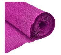Emballage cadeau, Papier d'emballage multicolore 50x250cm, rouleau de papier crépon froissé, décoration florale DIY, cadeau(Rose red)