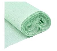 Emballage cadeau, Papier d'emballage multicolore 50x250cm, rouleau de papier crépon froissé, décoration florale DIY, cadeau(Green)