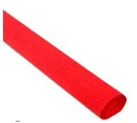 Emballage cadeau, Rouleau de papier d'emballage 250x50cm, crépon multicolore for bricolage fleurs, artisanat(Red)