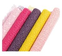 Emballage cadeau, Rouleau de papier d'emballage fleurs, soie nuage multicolore 180x19,7 pouces(06Sakura powder)