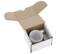 Emballage TECHNOTAPE - Boîte blanche carton pour Mug 330ml (11oz) et pour expédition du produit fini