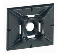 embase adhésive noir 25 x 30 mm - legrand colring - lot de 100