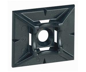 embase adhésive noir 25 x 30 mm - legrand colring - lot de 100