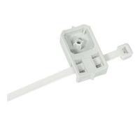 Embase clouable grise avec collier serrage latéral TBBL pré-monté - Boite de 200 - CELO - 9TBBL G