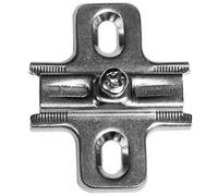 Embase croix à visser pour rentrante tole 3 mm SALICE - Non clipsable - B2V3H39/15