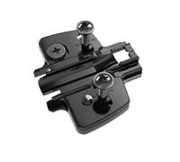 Embase cruciforme à visser - Décor : Noir Obsidien - Distance : 3 mm - HETTICH