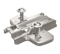 Embase cruciforme à visser hettich direct avec vis disposées de manière asymétrique 8099 d1,5 boite de 10 G