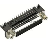 Embase SUB-D femelle 9 pôles HARTING 09681535612 90 ° à souder 1 pc(s)