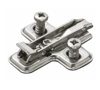 Embases cruciformes à clipser avec vis euro 0mm x300 SALICE