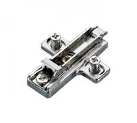 Embases cruciformes à clipser avec vis euro-distance 0mm x10 SALICE