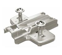 Hettich - Charnieres & Compas - Embase Cruciforme à Visser - Couleur : Nickelé