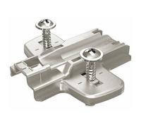 Embases cruciformes avec vis et manchons 0mm x10 HETTICH