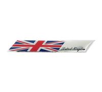 Emblème de voiture Union Jack - Badge drapeau anglais en métal | Mémorial de la reine et du jubilé de platine autocollants pour voiture, véhicule et moto