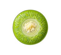 Embossed Creative Kitchen Shredder Dish - 4.72in Garlic Grater Plate