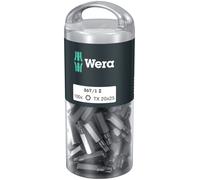 Embout 1/4" DIN 3126 E6,3 T20 x 25 mm, lot de 100, Wera | 4013288138521