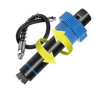 Embout à graisse haute pression de Graissage à Tête Plate | Raccord graisseur automobile Pour techniciens, mécaniciens, engins agricoles, autos, berlines, camions, marine, chantier,