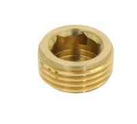 Embout à tête hexagonale for tuyau en laiton, raccord de connecteur coupleur filetage mâle femelle 1/8 "1/4" 3/8 "1/2" 3/4 ", 1 pièces(Plug,1/8")