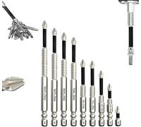 Embout Antidérapant K5, Embout Antidérapant Résistant Aux Chocs K5, Ensemble De Forets De Tournevis Hautement Magnétiques, Ensemble De Forets De Tournevis à Forte Durabilité Mag, 9pcs