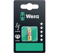 Wera Embout cruciforme PH 1 05073332001 – Acier à outils, revêtement diamanté D 6.3