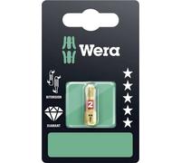 Embout cruciforme PH 2 Wera 05073333001 Acier à outils revêtement diamanté, allié Forme (embouts): D 6.3