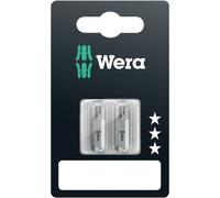 Embout cruciforme PZ 2 Wera 05073309001 Acier à outils extra-rigide Forme (embouts): D 6.3 2 pc(s)