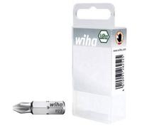 Embout standard Pozidriv 25 mm PZ2 x 25 - 20 pièces dans un coffret en plastique - WIHA - 36282