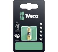 Embout cruciforme PZ 3 Wera 05073338001 Acier à outils revêtement diamanté Forme (embouts): D 6.3