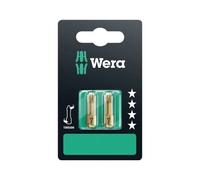 Embout cruciforme PZ 3 Wera 05073372001 Acier à outils extra-dur Forme (embouts): D 6.3 2 pc(s)