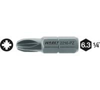 Embout cruciforme vis Pozidriv PZ 2 Longueur: 25 mm Hazet 2216-PZ2 Entraînement: hexagone massif 6.3 mm (1/4\ ) 1 pc(s)