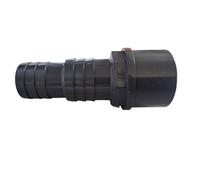 Embout D 50mm mâle d'un côté et cannelé D 38/32mm de l'autre