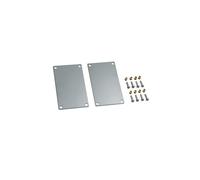 Embout DABA 50x80 alu Ano - GOULOTTE INSTALLATIO HAGER DABA500806ELN