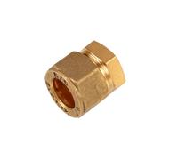 Embout d'Arrêt de Compression 28 mm - Raccord de Tuyau en Laiton, Plomberie | 28 mm de Compression | Laiton pour Systèmes de Plomberie et de Chauffage | Sans Soudure, Tuyau en Cuivre | Approuvé WRAS