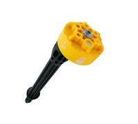 Embout de buse d ' Eau 6 en 1 avec Rotatif, Yellow | Sélecteur de rotatif, extrémité de fixation conique, lavage de véhicule et rinçage de fenêtre extérieure ou