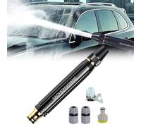 Embout de buse d'arrosage haute pression, Buse Haute Pression pour Tuyau Arrosage, Arroseur portable et réglable, Pistolet Arrosage, Embout Tuyau Arrosage Jet Puissant, pour pelouse, cour, arrosage
