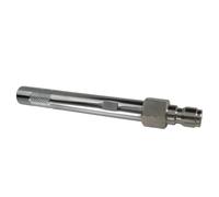 Embout de buse de nettoyeur haute pression en acier inoxydable 1 / 4 pouce, outil de rinçage concentré avec base de connecteur en métal pour les propriétaires, tâches de lavage en extérieur, embout de