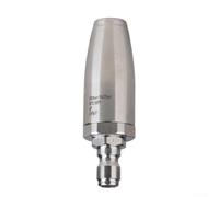 Embout de buse turbo rotative de 35 mm en acier inoxydable 304 pour nettoyeur haute pression pour l'entretien de la voiture et des allées (A)