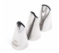 Embout de douille de tuyauterie for décoration de gâteaux, acier inoxydable | Kit de douilles de glaçage for la cuisson, bricolage, décoration de gâteaux à la crème et aux biscuits douille patisserie