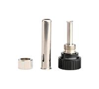 Embout de fer à souder, écrou + électrique, kit de boîtier 936 | Boîtier en acier inoxydable pour aiguille à tête de fer 936, station de soudure, poignée en fer, accessoires d'outils