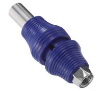 Embout de Graissage Verrouillage 6 Mâchoires 12000 PSI, pour Raccords | Heat-treated pour Steel, Ergonomic pour Blue Grip, Fits Standard 1/8 NPT & pour sae Fittings, pour ideal For Tractors