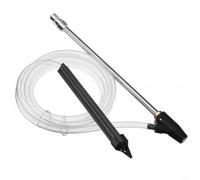 Embout de jet de sable pour nettoyeur haute pression de 1/4" pour raccord rapide, pour série Bosch Aquatak, adaptateur en laiton, buse PA et tube d'aspiration en acier, tuyau de 3 m, élimine la