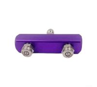 Embout de nettoyage à double buse en alliage d'aluminium 6,35 mm | Corps en aluminium léger, résiste aux baguettes standard, idéal pour les patios et les allées