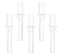 Embout de Paille pour Gourde Garçon et Filles en Silicone, Lot de 5 | Diamètres Intérieurs 6mm et 4mm, Compatible Bouteilles D’eau pour Garçon et Filles, Usage Pratique