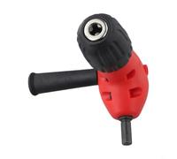 Embout de perceuse à angle droit avec tige de 9,5 mm pour perceuses | S'adapte à la plupart des perceuses standard, tige de 9,5 mm, pour une compatibilité polyvalente, une utilisation manuelle ou