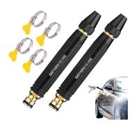 Embout De pour Tuyau D'arrosage Haute Pression, Accessoire Rechange Rotative Jardins, Accessoire De Pulvérisation Réglable À Main Résistant, Lance D Arrosage pour Tuyau, 2 Pcs