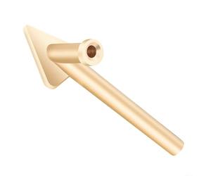 Embout de rechange pour soudeur en plastique 80 W, nez en acier pour réparation de pare-chocs TPO TEO PP, doré