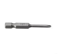 Embout de tournevis à tige hexagonale en alliage d'acier pour perceuse électrique et outils à main avec embouts Ph00 Ph0 Ph1 Ph2 en longueur de 50 mm et entraînement quart de pouce (PH1 x 50 x 3)