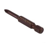 Embout de tournevis de 50 mm avec tige hexagonale de 6,35 mm pour perceuses sans fil et systèmes d'outils PH00 PH0 PH1 PH2 Variantes PH1 x 50 x 4